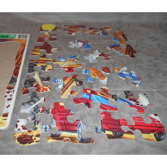 Vintage 1985 Go Bots Golden Frame Tray Puzzle Complete Tonka Transformers Robot - Picture 4 of 10